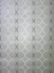 Papel de Parede Bilbao  Circunferências em Fundo Prata - 1431