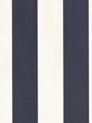 Papel de Parede Victoria - Listras Grossas Brancas e Azul Marinho - 2174
