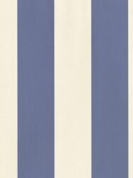 Papel de Parede Victoria - Listras Grossas Azuis e Creme - 2184
