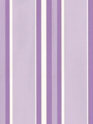 Papel de Parede Victoria - Listras Largas em Tons de Branco e Roxo - 2251