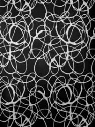 Papel de Parede Bilbao  Craquelado em Preto e Prata - 4609
