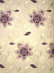 Papel de Parede Bilbao  Floral Clássico em Lilás - 4617