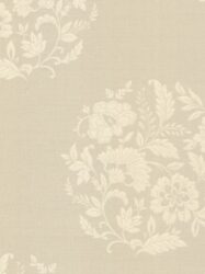 Papel de Parede Platinum - Floral em Tons de Bege - 482-DL31071