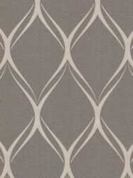 Papel de Parede Platinum - Ondas em Marrom e Tons Metálicos - 482-DL31081