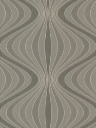 Papel de Parede Geo - Curvas em Variados Tons de Marrom - 488-31207