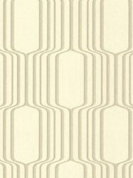 Papel de Parede - Formas Geométricas com Fundo em Tons de Creme - 488-31213