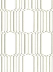 Papel de Parede Geo - Formas Geométricas com Fundo em Tom Pastel - 488-31214