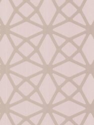 Papel de Parede Geo - Estampa Contemporânea em Tom Rosé - 488-31244
