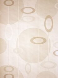 Papel de Parede Bilbao  Estampa com Elementos Geométricos em Tons de Bege - 5416