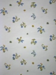 Papel de Parede Bilbao  Flores em Fundo Branco - 8627