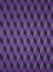 Papel de Parede 3D  Kinetic  Cubinhos em Tons de Roxo - J437-06