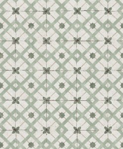 Papel de parede Azulejo verde 6366-07