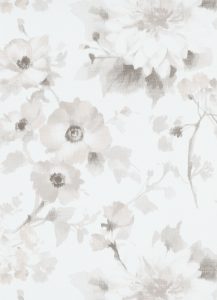Papel de parede florido Bege claro 10051-31