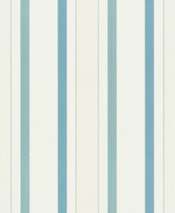 Papel de parede listrado azul verde 5429-08