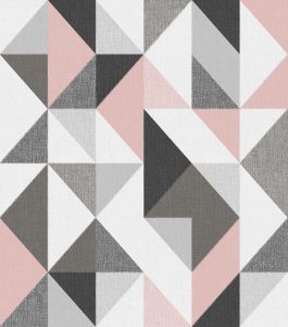 Ref: 4120 - Papel de Parede com formas triangulares.